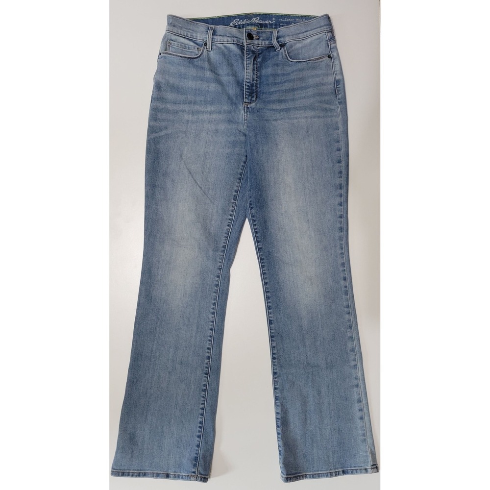 Eddie Bauer Curvy High-Rise Bootcut Jeans